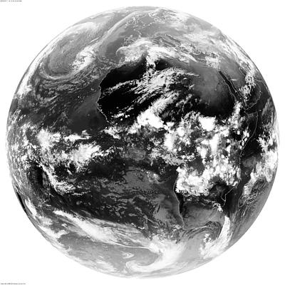 Immagine dal satellite meteosat