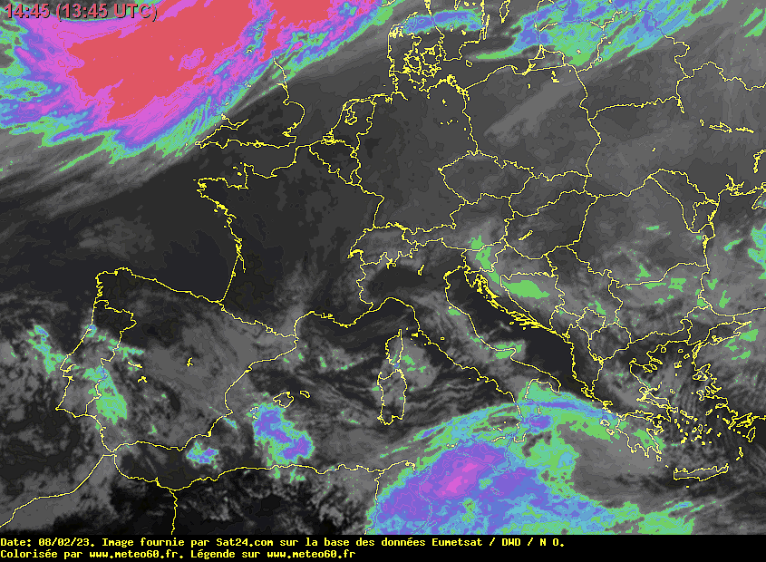 Fotografia meteo Europa Centrale