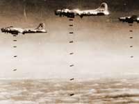 Fortezze volanti - B 17 - in bombardamento